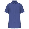 Chemise popeline manches courtes