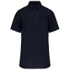 Chemise popeline manches courtes