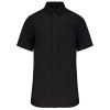 Chemise popeline manches courtes