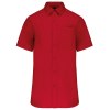 Chemise popeline manches courtes