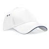 Casquette 5 panneaux bicolore