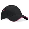 Casquette 5 panneaux bicolore