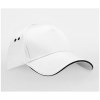 Casquette 5 panneaux bicolore