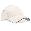 Casquette 5 panneaux bicolore