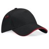 Casquette 5 panneaux bicolore