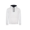 Sweat capuche contrastée