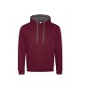 Sweat capuche contrastée
