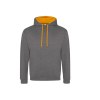 Sweat capuche contrastée