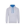 Sweat capuche contrastée