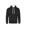 Sweat capuche contrastée
