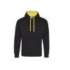 Sweat capuche contrastée