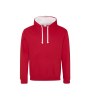 Sweat capuche contrastée