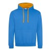 Sweat capuche contrastée