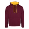 Sweat capuche contrastée