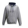 Sweat capuche contrastée