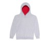 Sweat enfant capuche contrastée