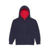 Sweat enfant capuche contrastée