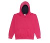 Sweat enfant capuche contrastée