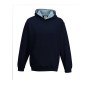 Sweat enfant capuche contrastée