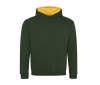 Sweat enfant capuche contrastée