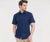 Men's short sleeve tailored oxford shirt