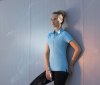 Polo femme stretch