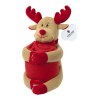 Peluche comprenant un plaid polaire Andrew