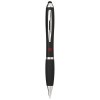 Stylo bille stylet coloré avec grip noir Nash (encre noire)
