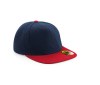 Casquette style rappeur visière contrastée