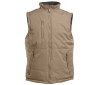 Bodywarmer matelassé et polaire
