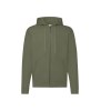 Sweat capuche grand zip 280
