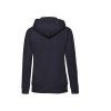 Sweat capuche grand zip femme