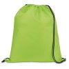 CARNABY. Sac à dos 210D avec cordons de serrage noirs