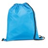 CARNABY. Sac à dos 210D avec cordons de serrage noirs