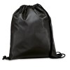 CARNABY. Sac à dos 210D avec cordons de serrage noirs