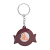 Porte-clés pvc souple + jeton métal - De 35 à 50mm