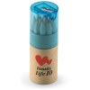 LAMBUT - Tube 12 crayons de couleur