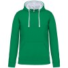 Sweat-shirt capuche contrastée homme
