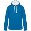 Sweat-shirt capuche contrastée homme