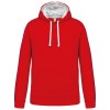 Sweat-shirt capuche contrastée homme