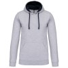 Sweat-shirt capuche contrastée homme