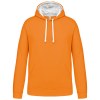 Sweat-shirt capuche contrastée homme