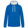 Sweat-shirt capuche contrastée homme