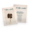 Carte Trèfle 4 feuilles
