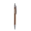 PUSHTON - Stylo bille avec corps en cart