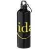Bouteille d'eau Oregon de 770 ml en aluminium avec mousqueton