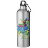 Bouteille d'eau Oregon de 770 ml en aluminium avec mousqueton