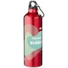 Bouteille d'eau Oregon de 770 ml en aluminium avec mousqueton