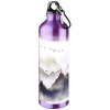 Bouteille d'eau Oregon de 770 ml en aluminium avec mousqueton