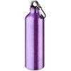 Bouteille d'eau Oregon de 770 ml en aluminium avec mousqueton